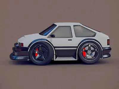 CARTOON CAR 3D model