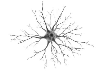 Intricate Neuron Structure model pack Low-poly 3D model