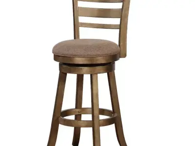 Zaquan Swivel Bar And Counter Stool 3D model
