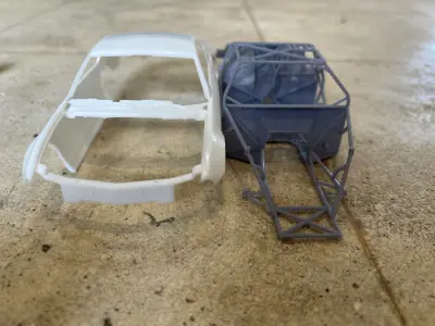 2013 FORD MUSTANG DOUBLE FRAME RAIL DRAG RACING 125 SCALE 3D print model