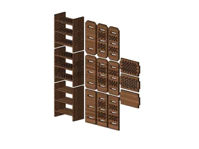 Miniature set of bedroom furniture for model making props 3D print model