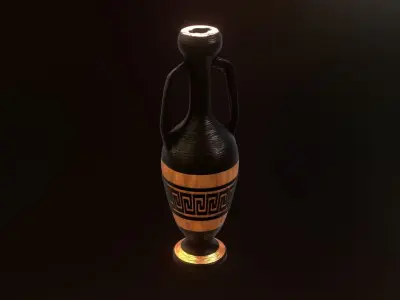 Ancient Greek Pot 3 Low-poly 3D model