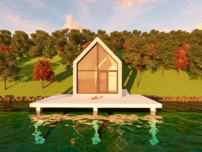 3D Villa Free Model Free 3D model