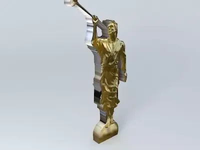 SEVENTH MODEL (Moroni) ANGEL. Free 3D model