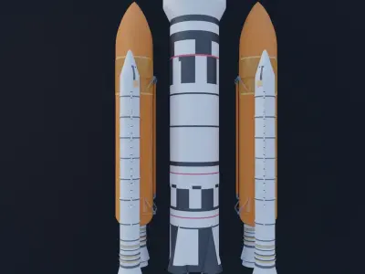 Jupiter III-X Rocket  3D model