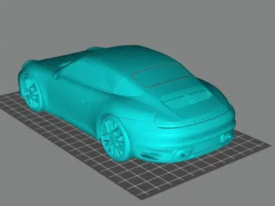 Porsche 911 Carrera S 3D print model