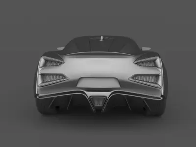 Icona vulcano Titanium  3D Model Ready to Print STL File 3D print model