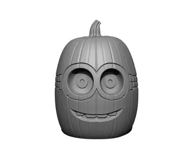 Minions Pumpkin Halloween 3D print model