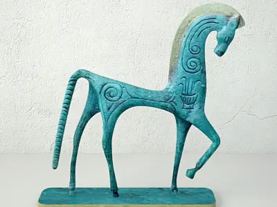 Frederick Weinberg Bronze Sculpture 3D model