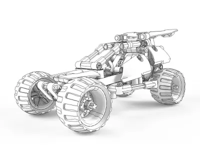 Lego Technic Off-road Racer 3D model