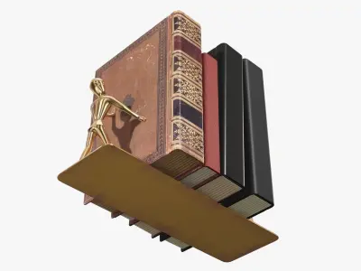 Book holder 01 3D model