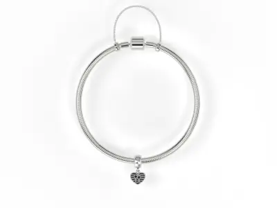 LGBTplus  heart Charm 3D print model