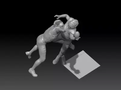 nfl player scene 2025 3D print model