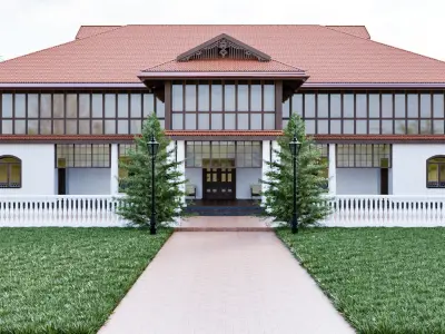 Luxury villa 3D model