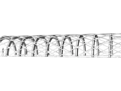 Shade Structure Architectural Stand Alone Structure 3D model