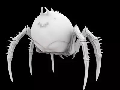 Giant Spider Statue 3D Print Model 3D print model
