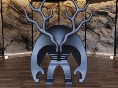 Wendingo Fantasy Creature Fan Art Toy  3D print model