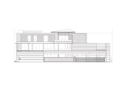 Modern Luxury Residential villa 02 Revit 3D model 3D print model