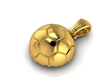 Soccer Ball Pendant 3D Model 3D print model