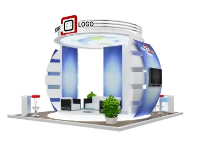 Booth Exhibition Stand a568a 3D model