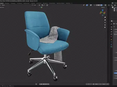 OFFICE CHAIR 10 3D model