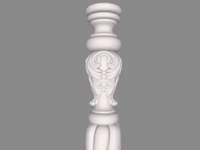 Pillar 007 3D Model 3D print model 3D print model