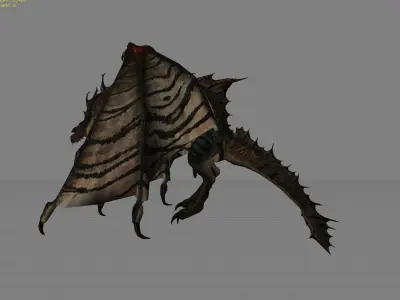 Dragon Fantasy Animal  Low-poly 3D model
