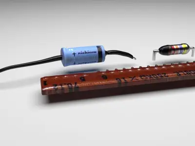 Resistors Set 3D model