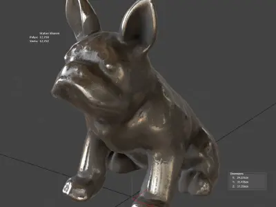 Dog decoration 3D model