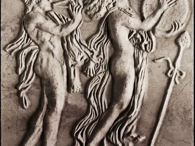 BACCHIC DANCE 3D print model