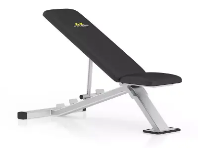 Adjustable Gym Bench 1 3D model
