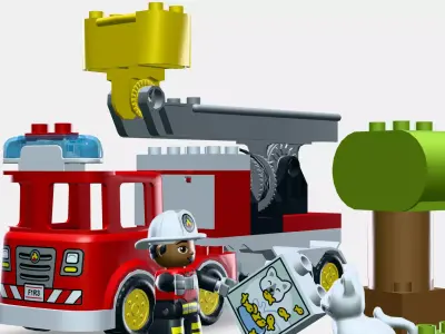 LEGO DUPLO Fire Engine 10969 3D model
