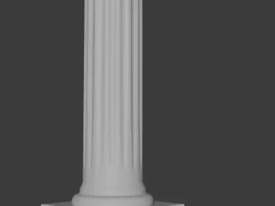 Column Low-poly 3D model get