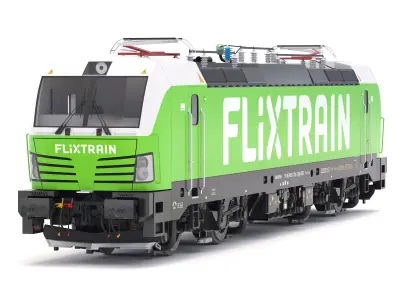 Siemens Vectron Flixtrain 3D model