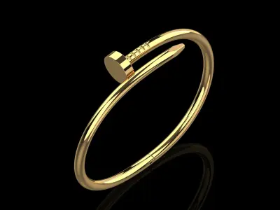 Juste un clou Bracelet 19 Size N113 3D print model