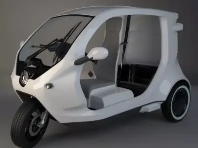 Clean Motion Zbee Electric Tuk Tuk 3D model