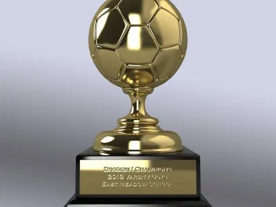 Soccer Trophy II 3D model