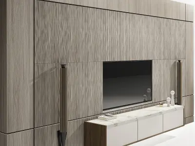 TV STAND SET 3D model