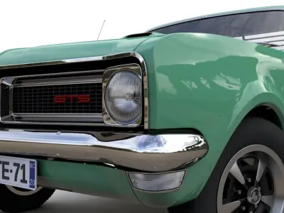 HOLDEN HG UTE GTS 1971 3D model