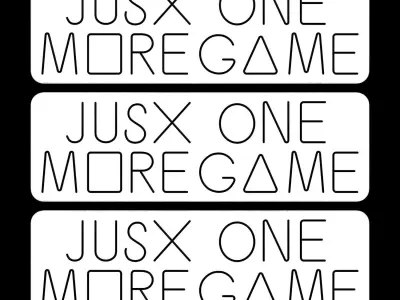 Just One More Game Neon Sign 3D model