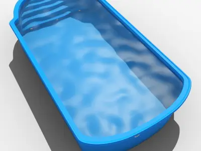 Ontario swimming pool 3D model