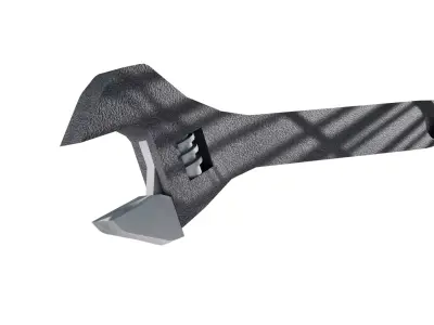 Adjustable Wrench Model for Games and Visualization Low-poly 3D model