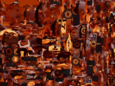 High Performance Jack O Lantern Racing Kart 3D Model Spooky  Low-poly 3D model