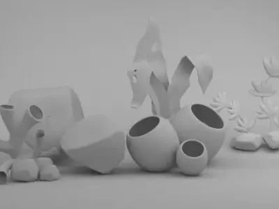 decor exterior  Free 3D model