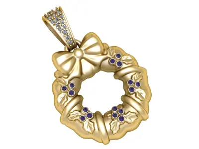 GOLD WEALTH PENDANT 3D PRINTABLE MODEL  3D print model