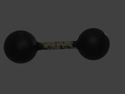 dumbbell 3D model