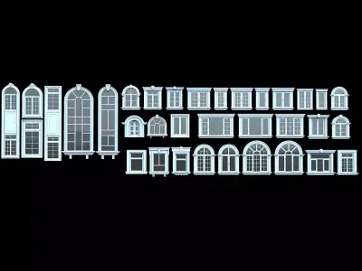 Decorate Classic Window 34 model 3d 3D model
