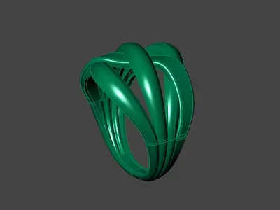 Plain Ring Women Ready STL 3DM Models Womens Rings 3D models 3D print model