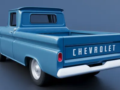 Chevrolet C10 1961  3D print model