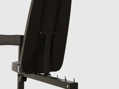 Weight Bench 3D model